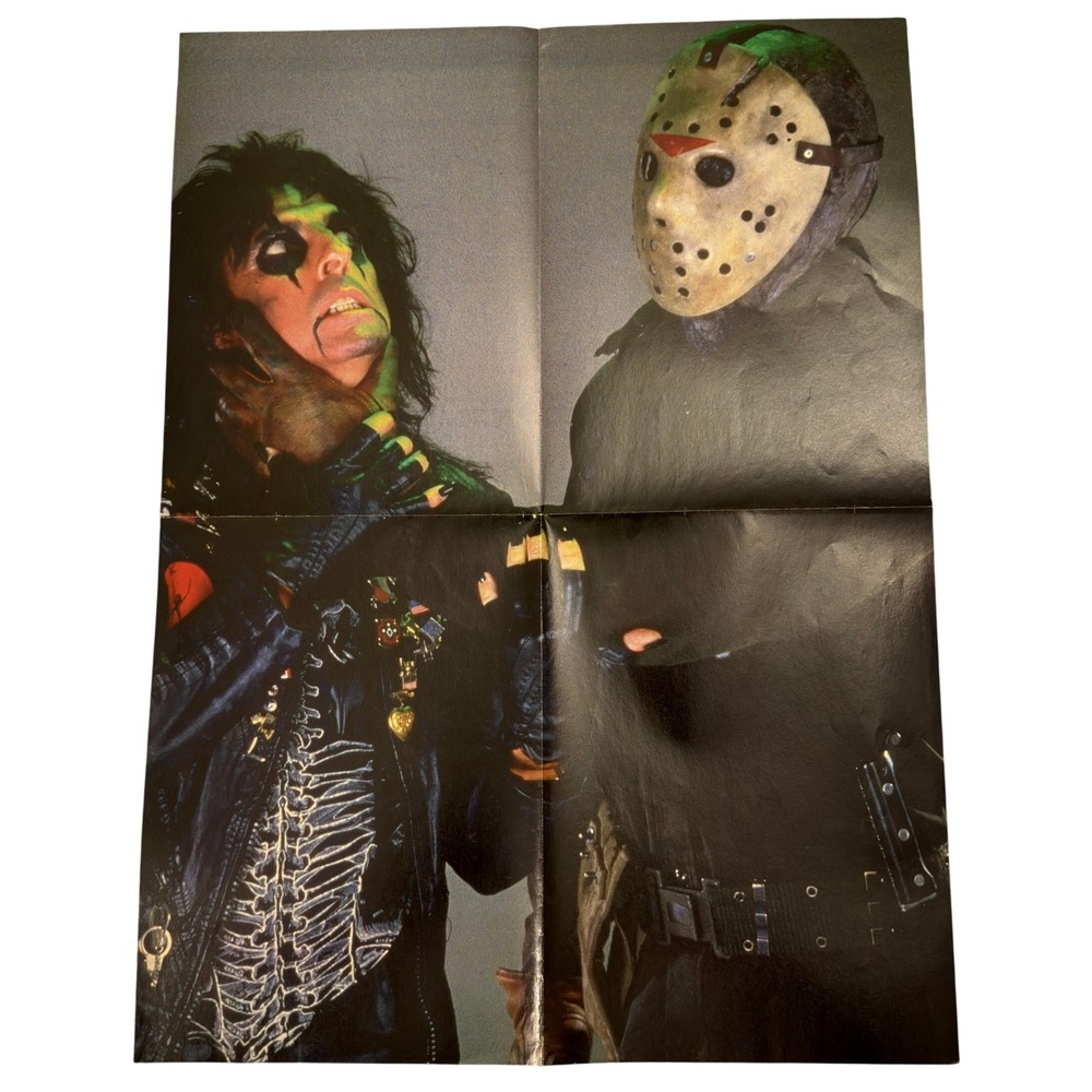 Alice Cooper vs Jason Voorhees Friday the 13th Part VI The Fly 16x21 Poster